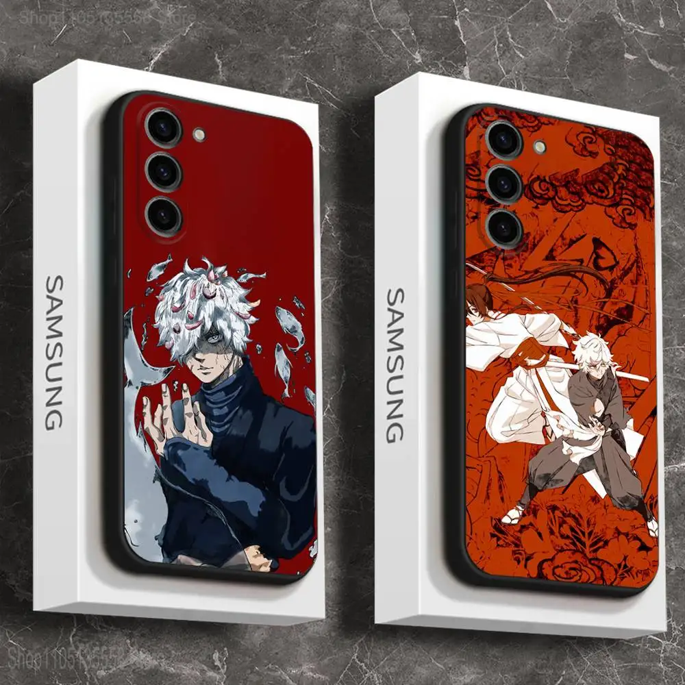 Hell-S Paradise Jigokuraku telefoonhoesje voor Samsung Galaxy A 73,72,51,53,52,71,22,5G,Note,J7,8,9 zachte zwarte cover