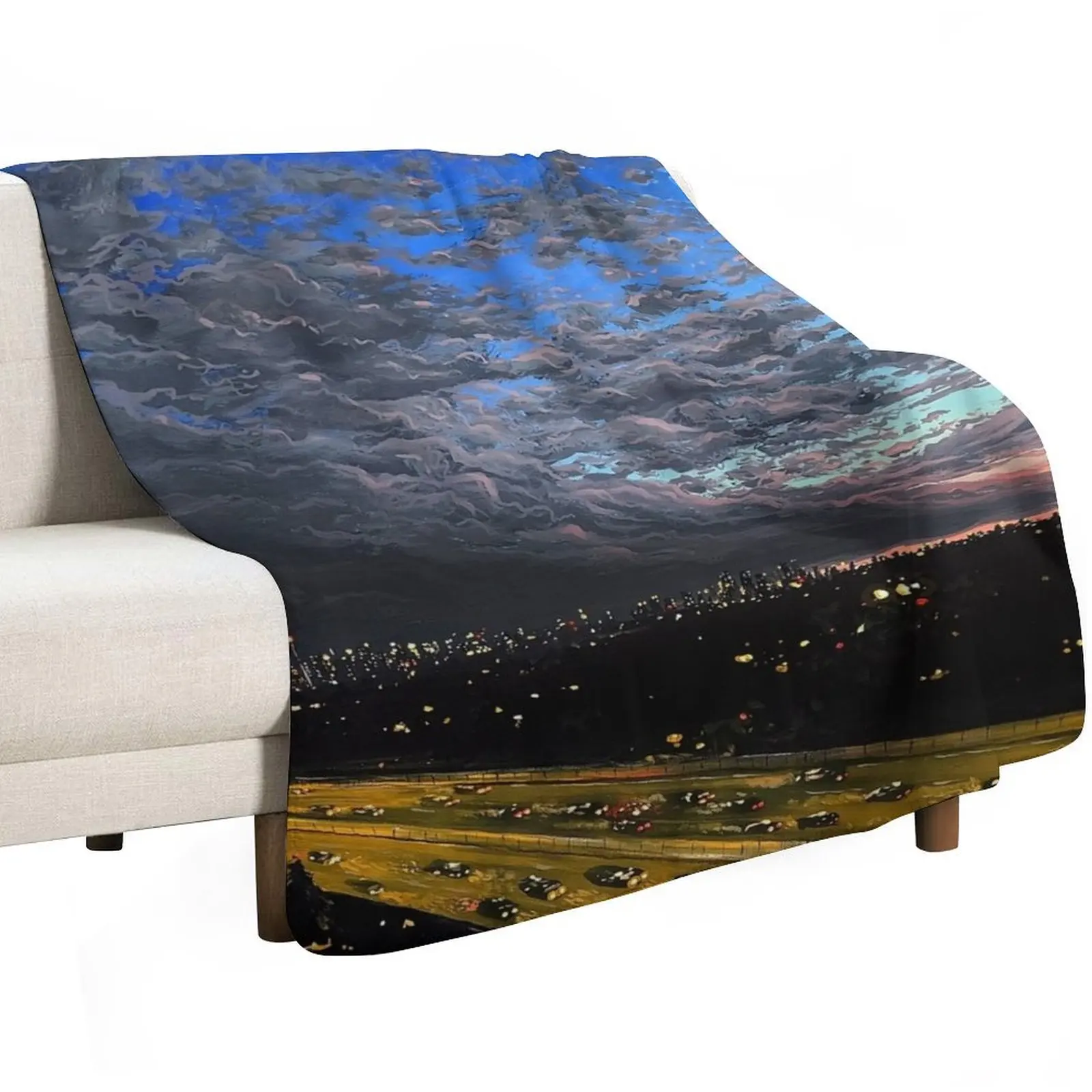 Night Cruiser Throw Blanket Luxury Thicken Luxury Designer blankets and throws Furrys Beach Warm Blankets