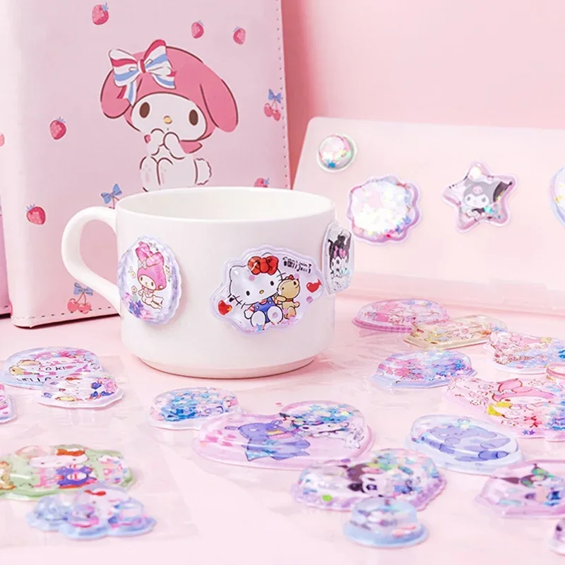 Cute 3D Anime Kawaii Sticker For School Student Stationery Scrapbooking Self Adhesive DIY Notebook Album Diary Handbook