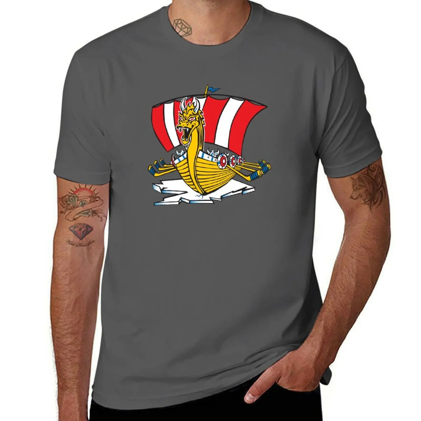 

Baie Comeau Drakkar-club T-Shirt Work Comfort T-Shirt for Men