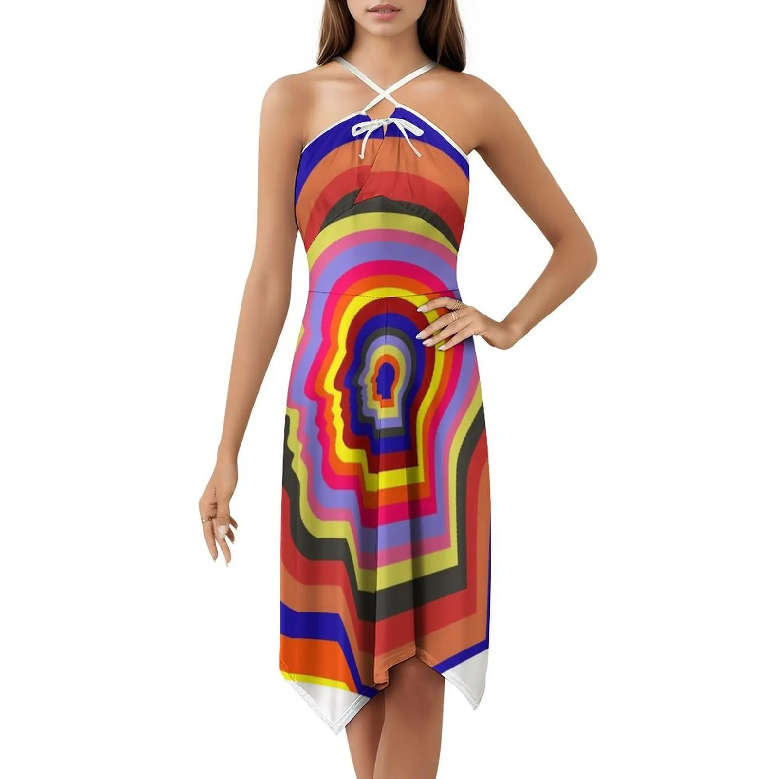 فستان Tame Impala النسائي الأنيق للحفلات على شكل حرف A مع خيارات قصيرة/طويلة/بدون أكمام Tame Impala Music Psychedelic Impala #5