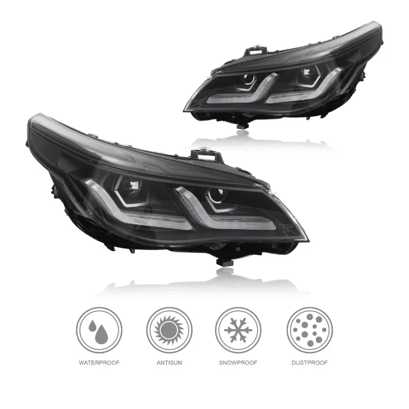 

Цельные светодиодные фары для BMW E60, модифицированные для 5-го поколения, для модели BMW 5 серии