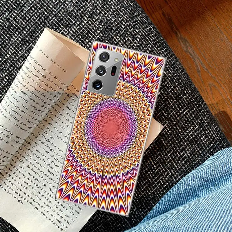 Visual illusion art picture Phone Case For Samsung Galaxy S20 FE S21 S10 S23 Plus S24 S22 Ultra Coque S10E S9 S8 S7 Edge Cover C