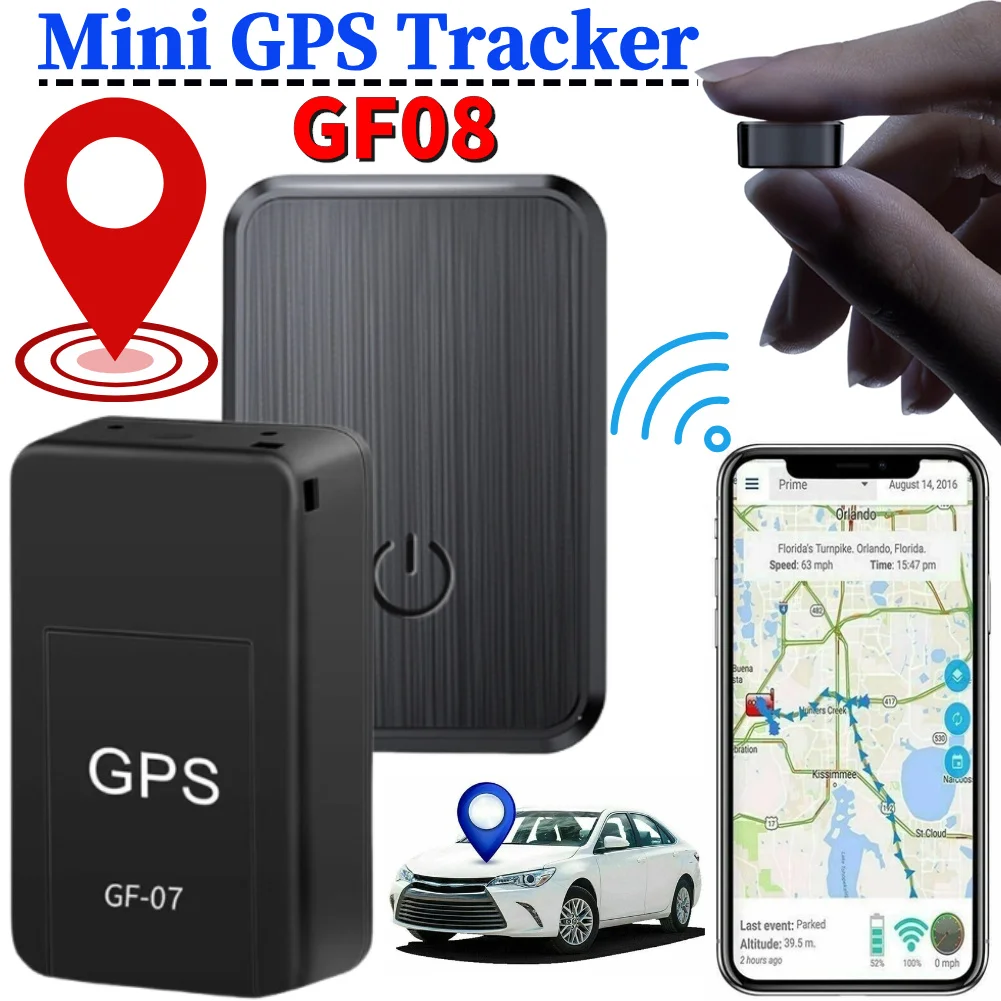 Мини-магнитный GPS-трекер, магнитное устройство слежения, противоугонный позиционер SIM-сообщений, трекер, автомобильный GSM GPRS-трекер, локатор