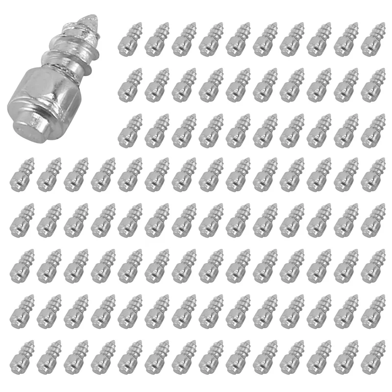 

A48P-3 Set 9 Mm Tire Studs Snow Spikes Anti-Slip Anti-Ice For Car Truck Bicycle Boot Motorcycle ATV SUV Auto