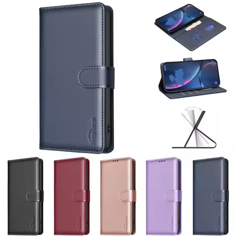 Case For Samsung Galaxy A72 A52S A52 A42 A32 A22 A12 A02 A71 A51 A41 Magnetic Leather Multi 3 Card Slot Wallet Flip Phone Cover