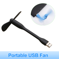 Portable USB Cooling Fan Bendable For Power Bank Laptop PC Charger Plug Summer Cool Gadget Mini Size Power-saving Small Fan