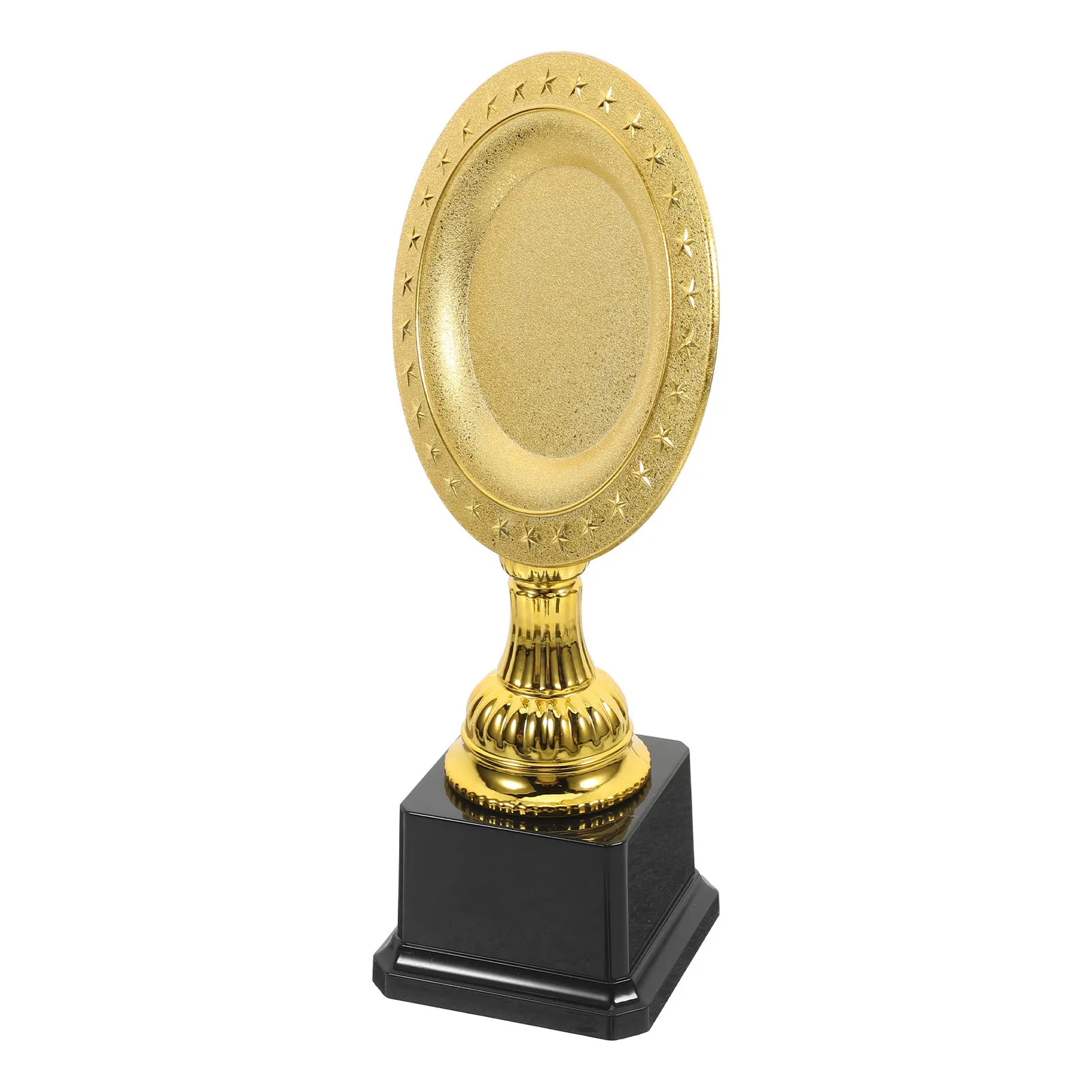 

Creative Shaped Glossy Gold Plastic Trophy Award for Students Classroom Rewards Party Favors Celebration Competition Decor