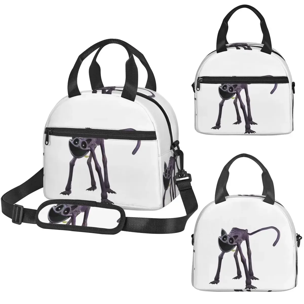 CATNAP Monster Insulated Lunch Bag for Kids School Cooler Thermal Box Tote Leakproof Lunch Boxes