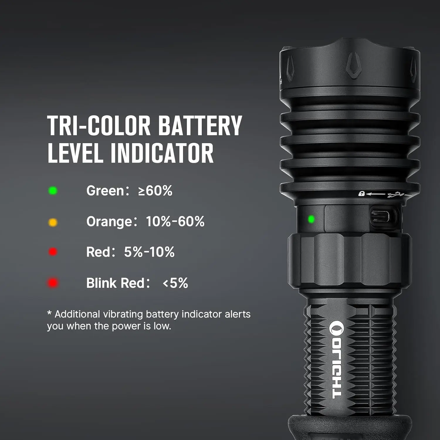 OLIGHT Warrior X 4 senter taktis isi ulang, senter taktis 2,600 lumen tinggi dengan pelempar jarak jauh 630 meter, sakelar ekor kuat L