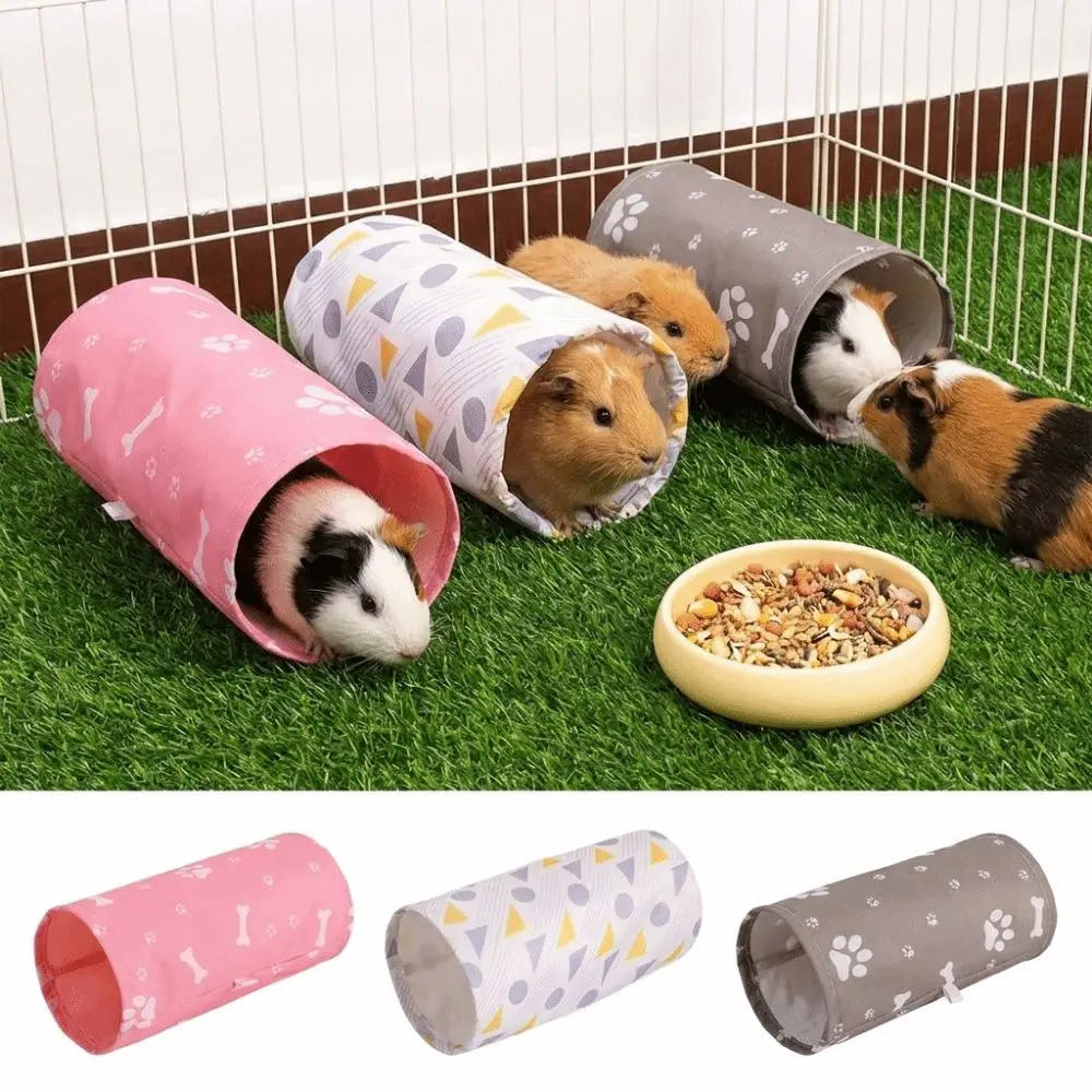 Langlebiges Eckversteck für Hamster, Tunnel-Design, atmungsaktives Versteckspielzeug für kleine Haustiere, Spielzeug für Meerschweinchen, Kleintiere