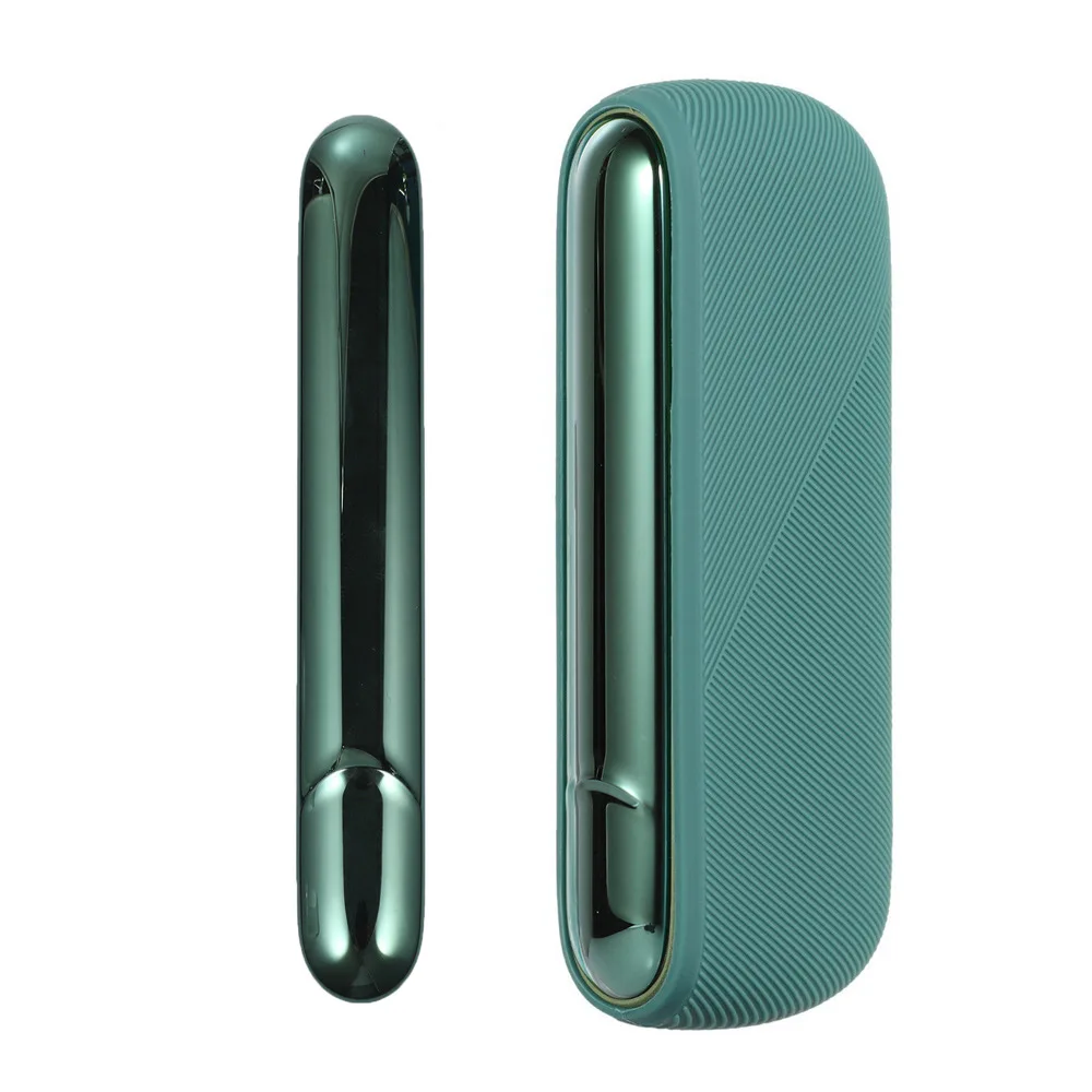 High Quality Twill Silicone Case With Door Cover For IQOS Iluma Full Protection Case Side Cover Iluma Smoking Accessories