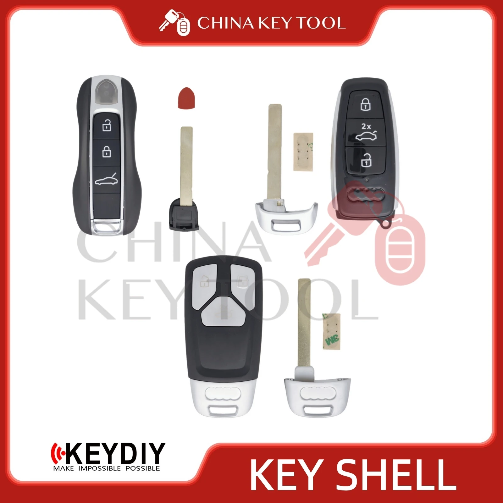 KeyDIY KD-MPツール、Audi/Porsche/Lamborghini/Bentley/VW MLBシステム用キー追加ツール、KD-MP（1個のMLB26およびMLB08付き）