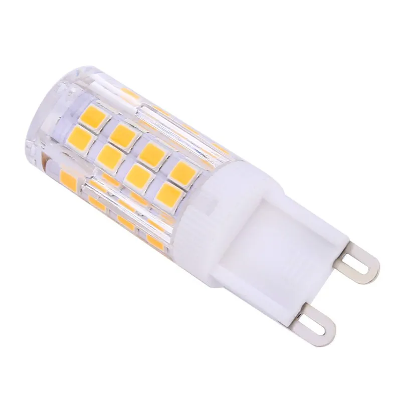 Lámpara LED de cerámica SMD2835, foco blanco cálido/frío, reemplaza a la lámpara halógena, G9, AC220V, 5W, 7W, 9W, 12W