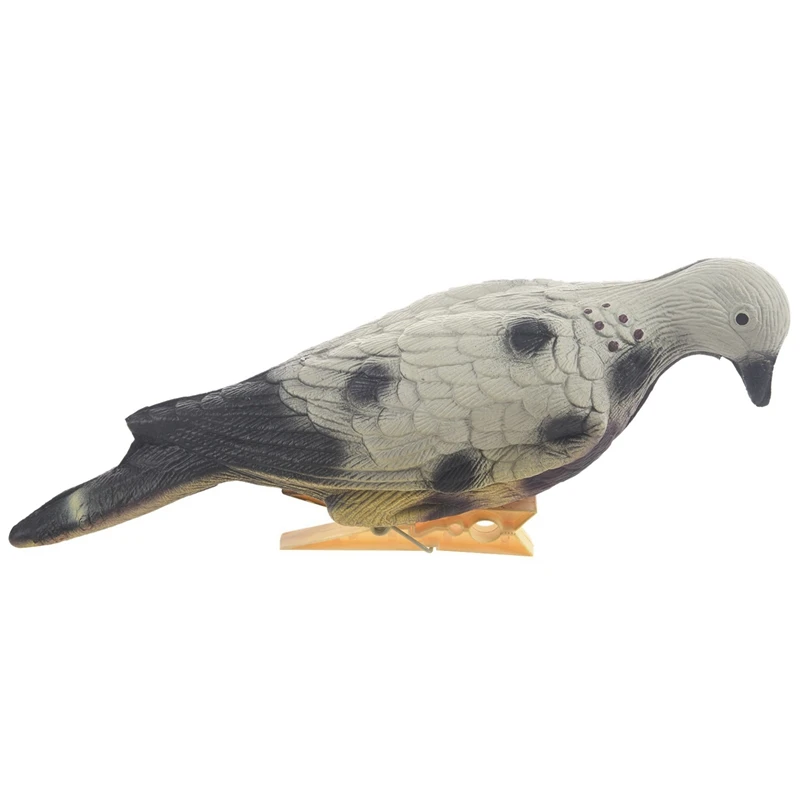 3D Pigeon Dove simulação isca para caça ao ar livre, espuma Decoy, Tiro com arco alvo para campo, 3X