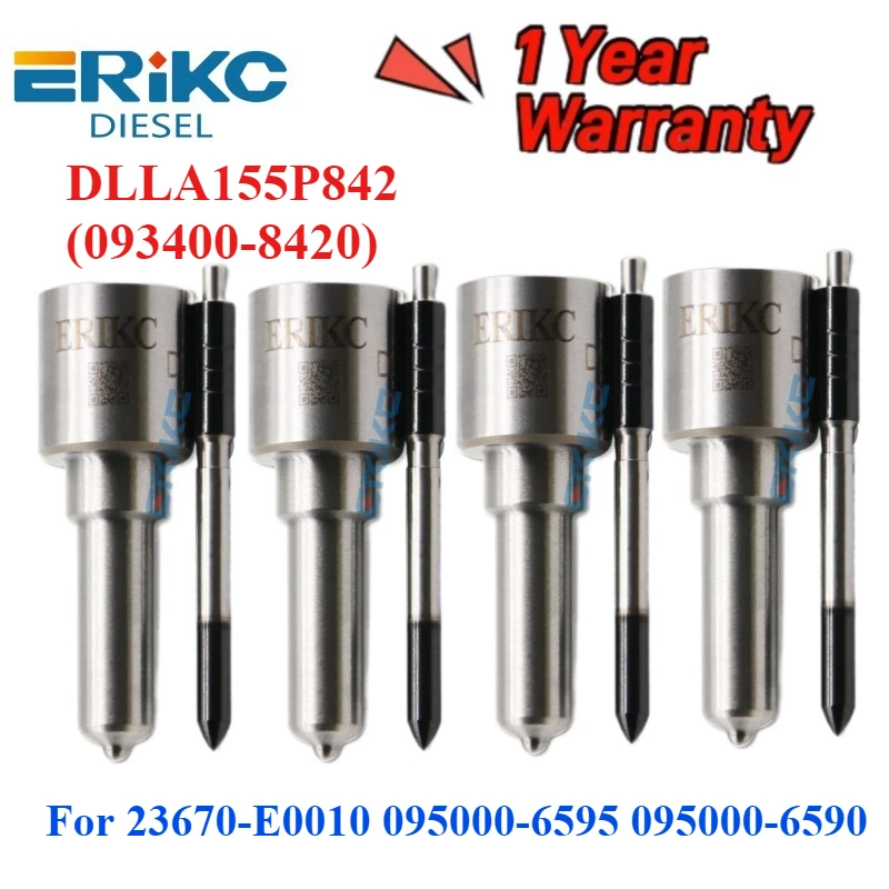 

ERIKC DLLA155P842 (093400-8420) Комплект форсунок Common Rail для дизельного масла DLLA 155P842 для 23670-E0010 095000-6595 095000-6590