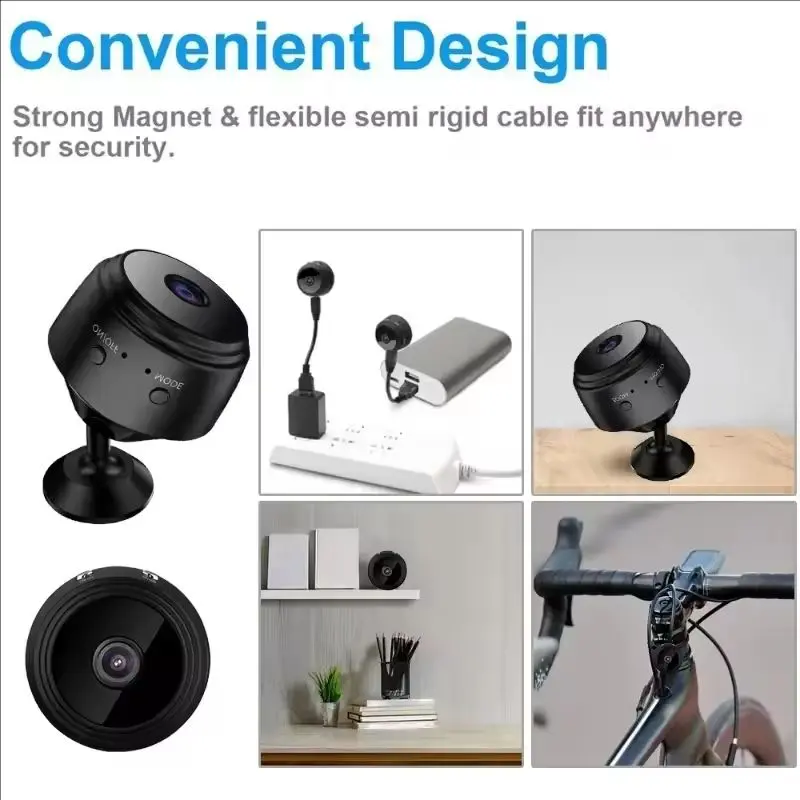 A9 WiFi Mini Camera Wireless Video Recorder Security Protection Camera Smart Home Monitoring Camera For Infants And Pets - 5