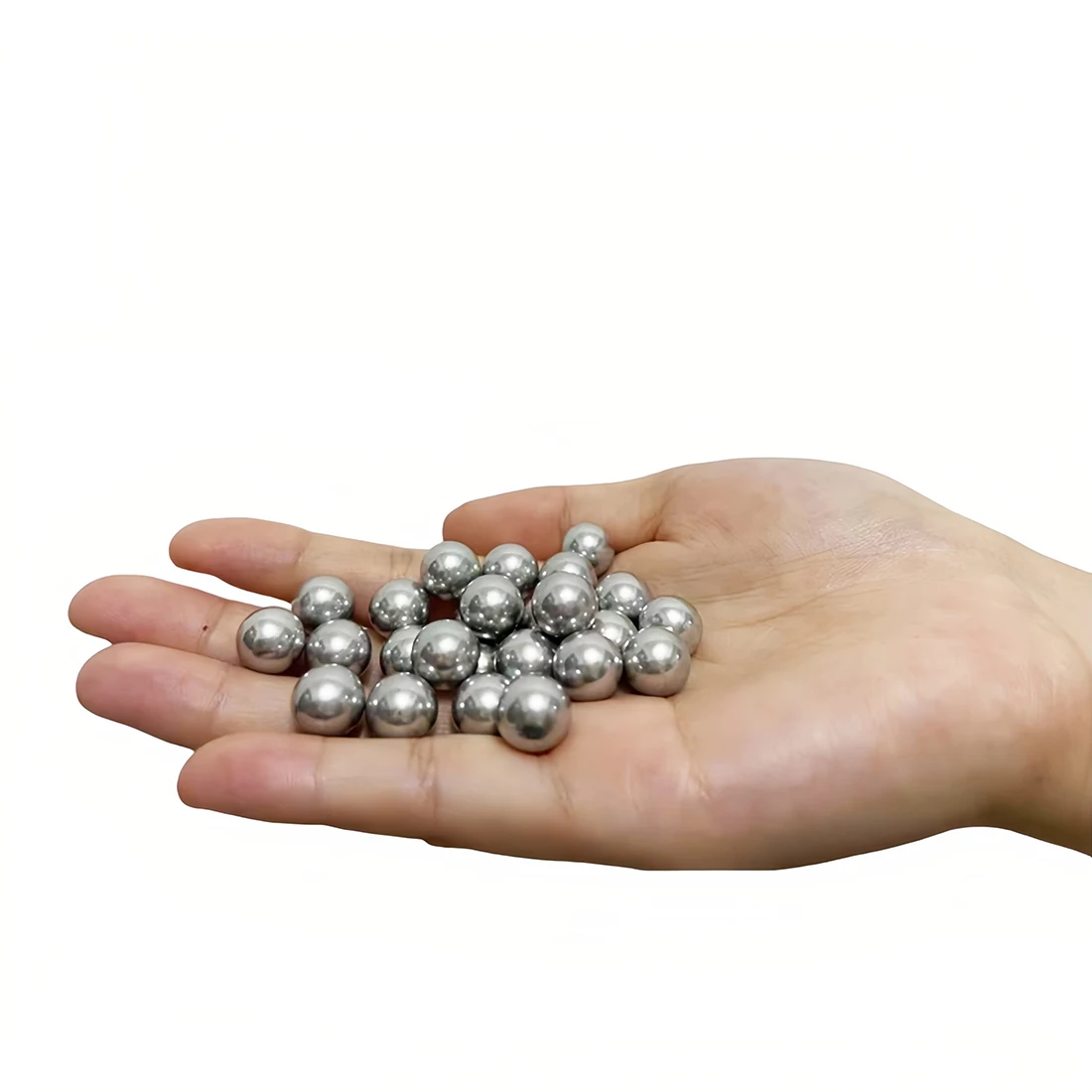 100PCS 0.43 Caliber Solid Aluminum balls,1.8 Grams，Self Defense Balls Suit for PPQ、TPM1、TPM2、T4E、HK 416D、Gen5、RAM