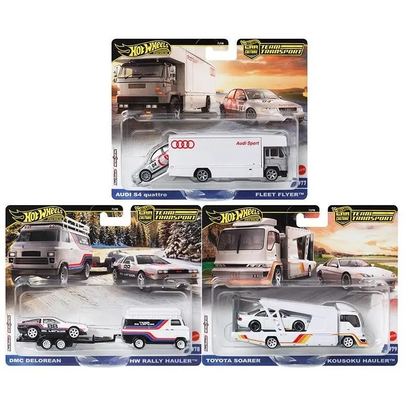 

In Stock Genuine Bmw M3 And Hw Rally Hauler 1:64 Scale Toy Cars Set Legends Tour Team Transport Collectible Kid'S Holiday Gifts