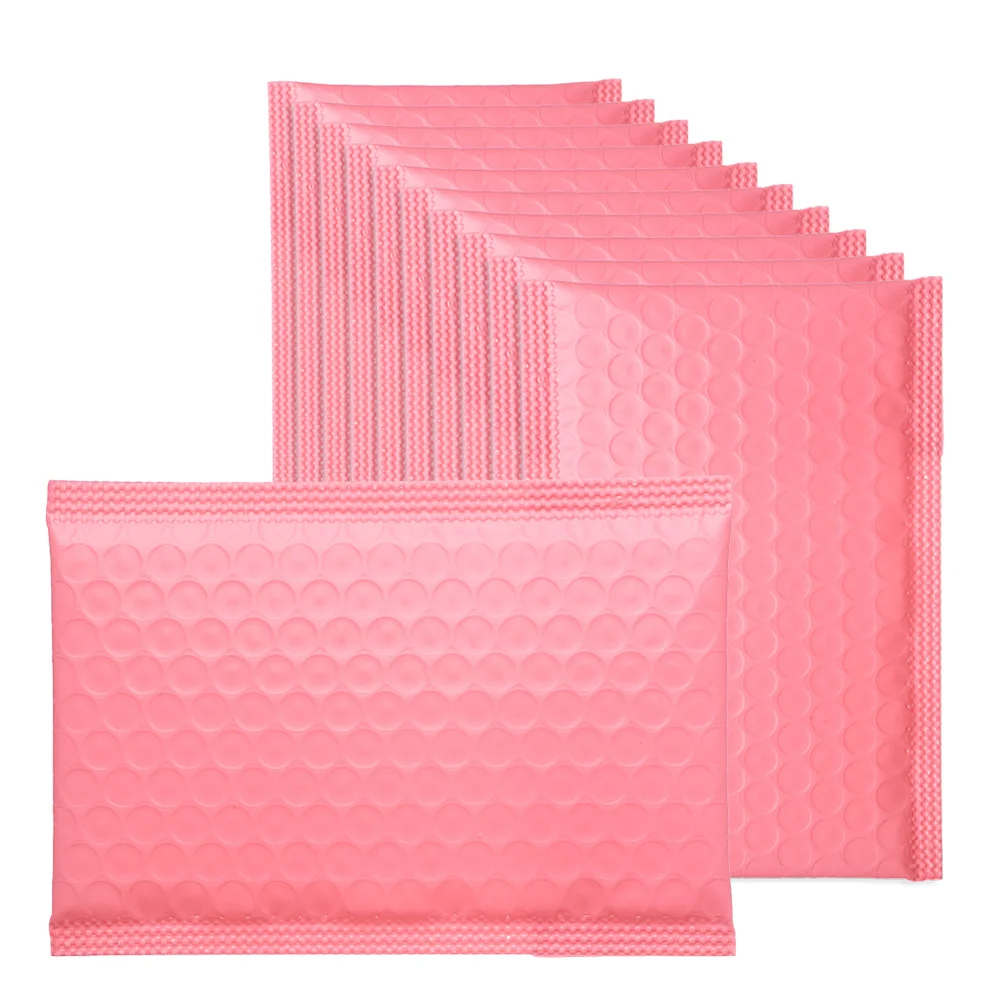 50 Pcs Pink Bag Boutique Shipping Padded Envelopes Mailer Mailers Packaging Clothing Liner