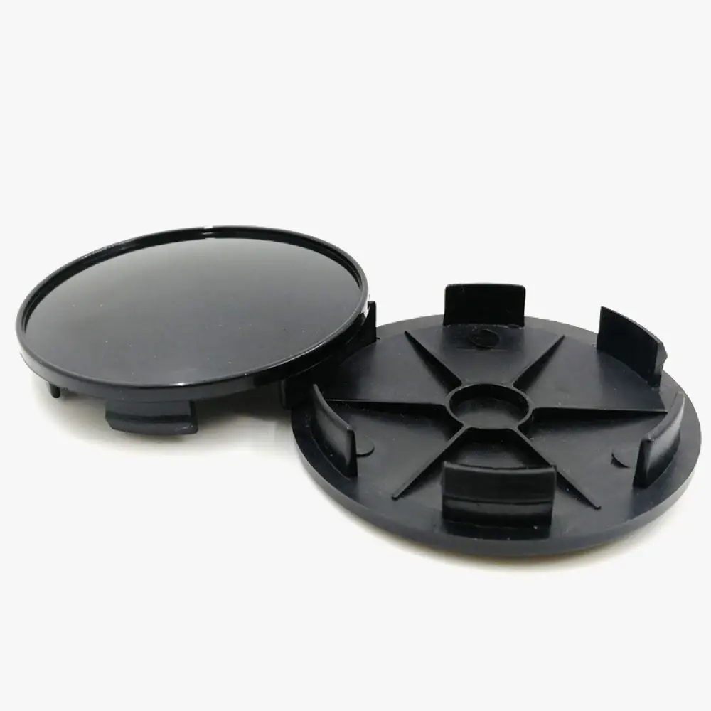 68mm Wheel Center Cap For Car Rims Replacement Fit 62mm 63mm 65mm Inner Hole Styling Modification Accessories Silver Black