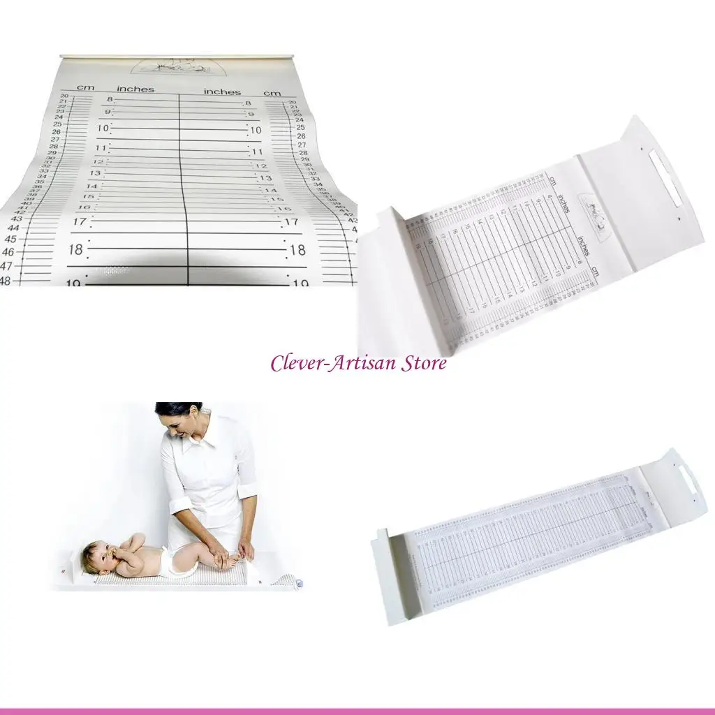 

E06B Линейка для измерения роста ребенка, украшение для детской комнаты, 49,21x11,02 дюйма, измерительный коврик, безопасный для