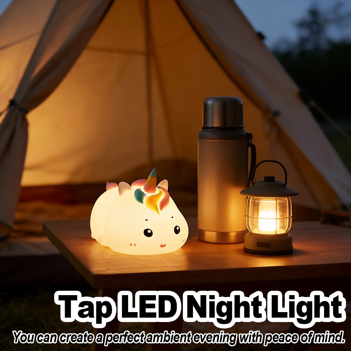 充電式rgbシリコンパッティングランプledナイトライト調光可能保育園リモコン付き子供用寝室ベッドサイド漫画かわいいタップコントロール