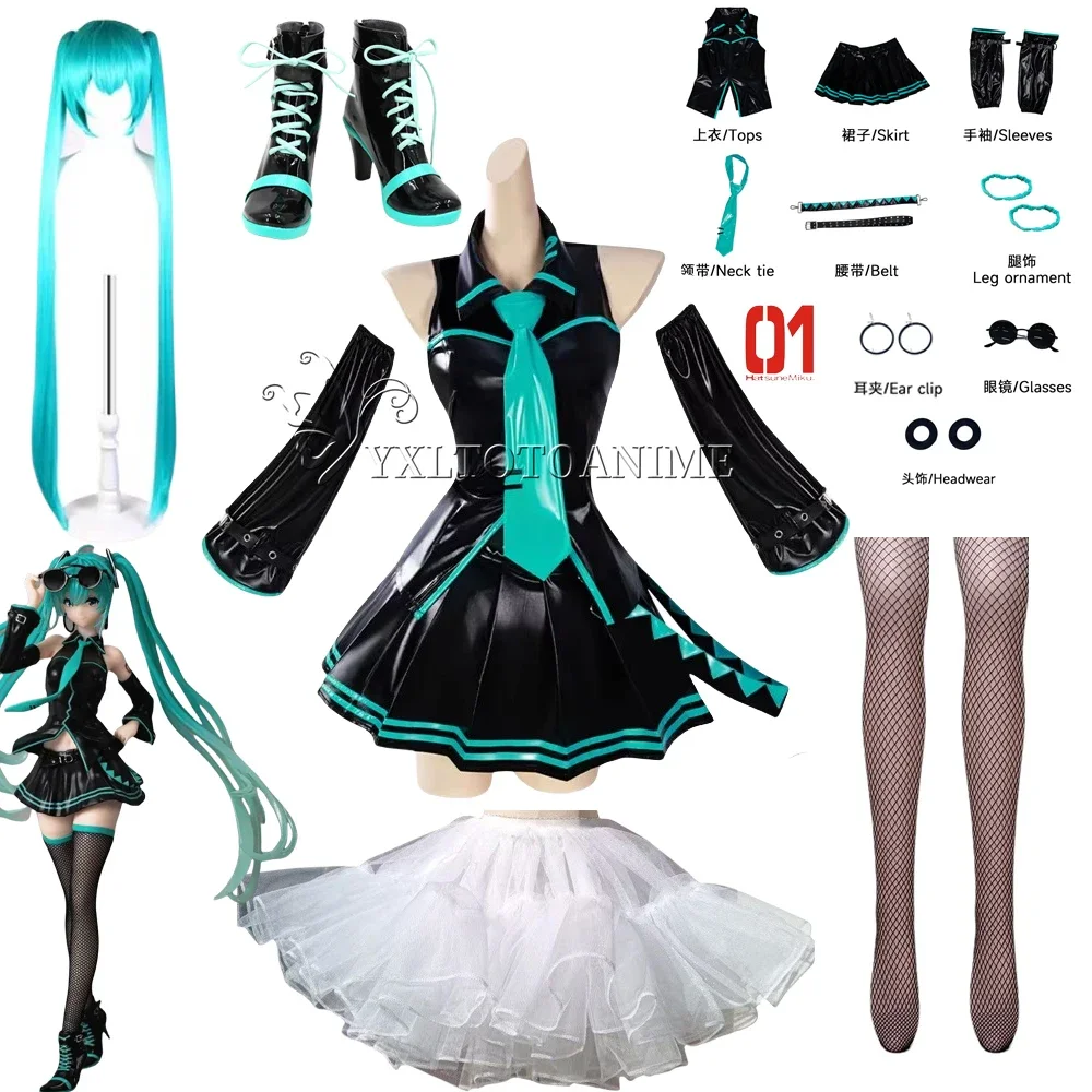 in-stock-anime-miku-cosplay-full-set-costume-miku-16th-cosplay-leather-midi-sexy-dress-halloween-carnival-party-jk-uniform