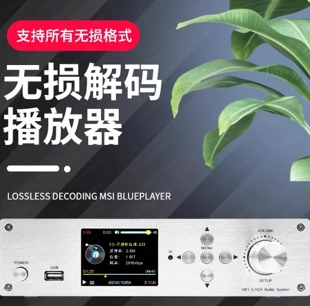 HDMI audio fiber coaxial DTS Dolby AC3 panoramic sound decoder 5.1 lossless U disk playback Bluetooth DSD