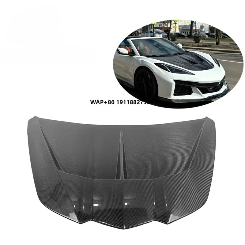 

Популярный карбоновый передний бампер в стиле ST для Corvette C8 Z06 Z07 Stingray 2020 года и новее