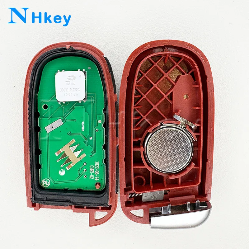 NH key FCCID:M3N40821302 ID46 Chip PCF7945A/7953A 433MHz Car Remote Key For Dodge Hellcat SRT Challenger Charger