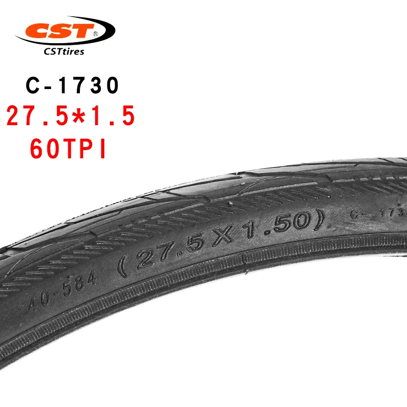 CST bicycle tire c1730 mountain bike EPS stab proof 27.5x1.5 semi smooth tire 60TPI Bicycle Accessories City Bicycle outer tire