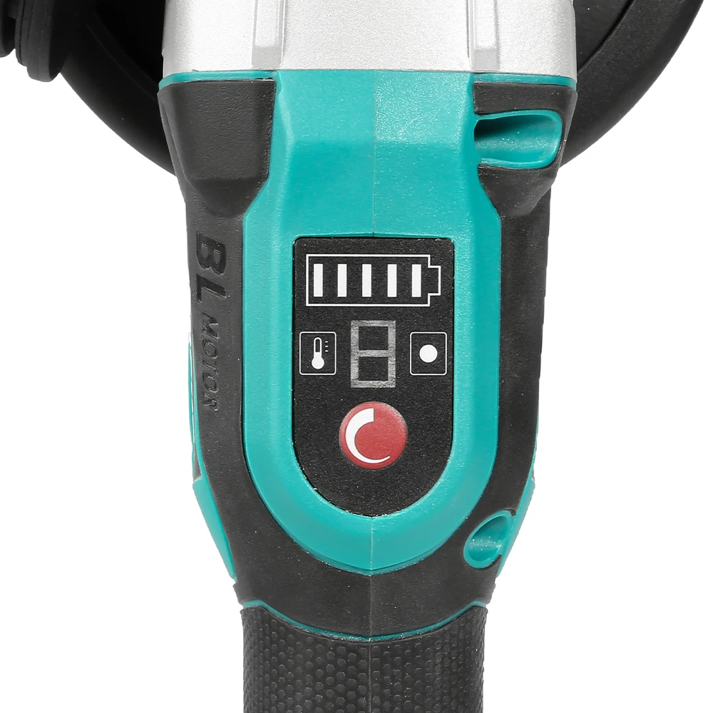 LCG790-9L Rechargeable Power Angle Grinder 125mm Disc Variable Speed Braking Grinder for Metal Working
