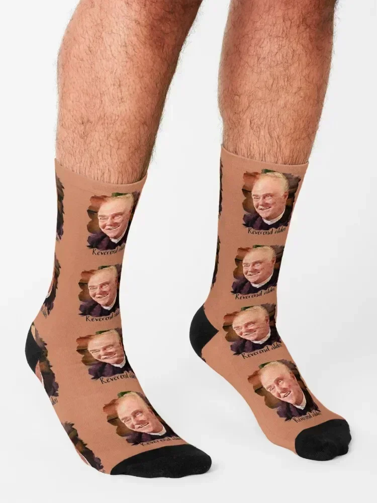 Little House on the Prairie Reverend Alden Socks professional running halloween Men's Novelties Boy Socks Women's