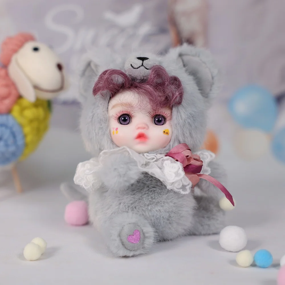 

Оригинальная 8-дюймовая супер милая фарфоровая кукла Cloveray, кавайная плюшевая керамическая кукла с животными, высококачественная коллекционная художественная кукла ручной работы, подарок