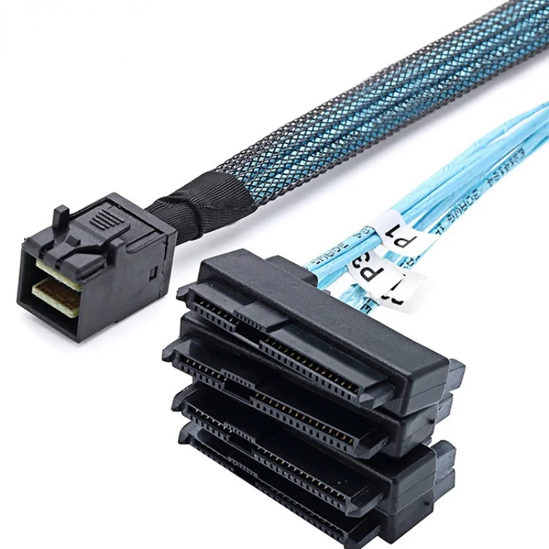 1 Pcs Mini SAS SFF-8643 Zu 29pin SFF-8482 2-in-1 Festplatte Server Kabel 8643 Zu 8482 2-in-1