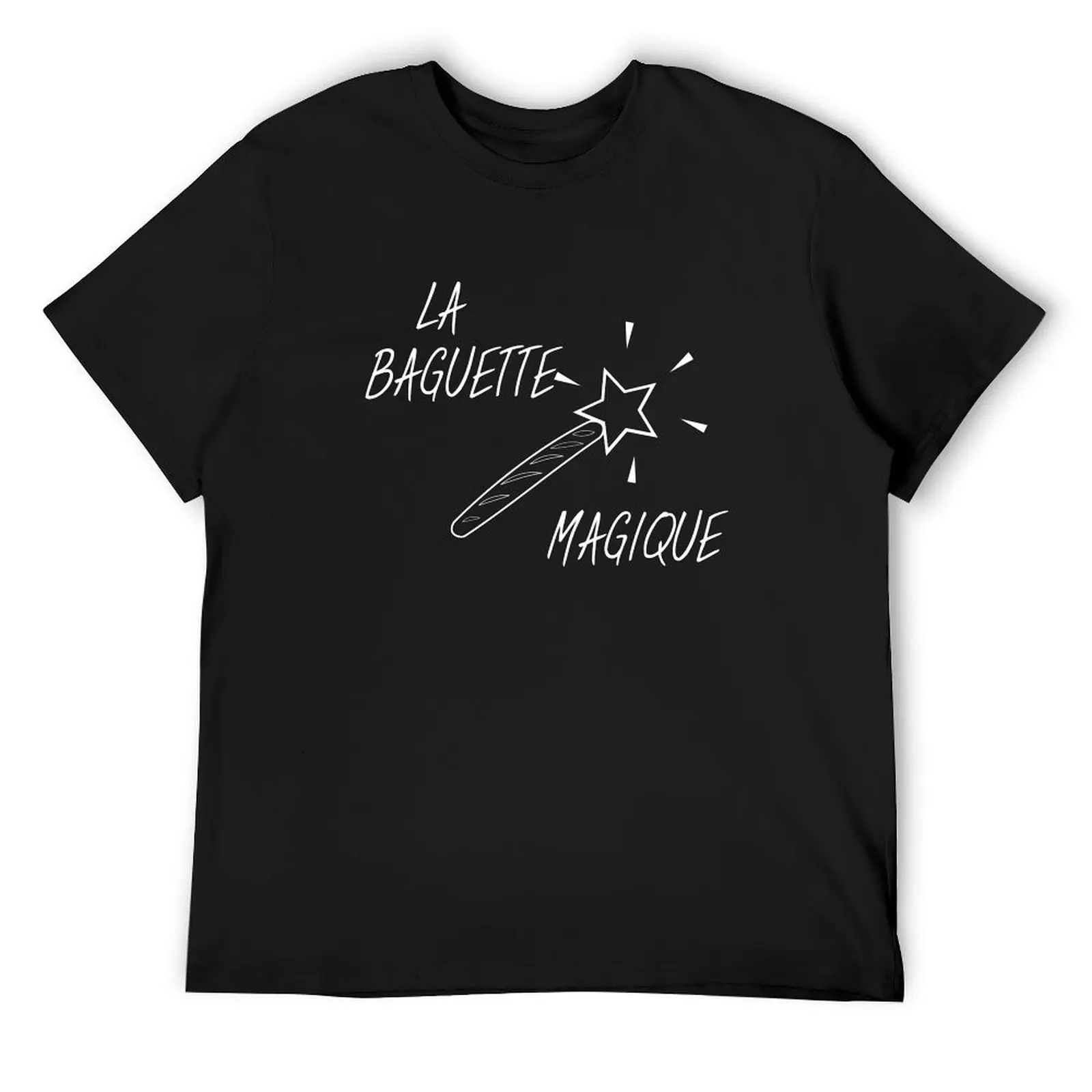 Magic Wand French LA BAGUETTE MAGIQUE T-Shirt man clothes for a boy anime clothes graphic t shirts t shirt men