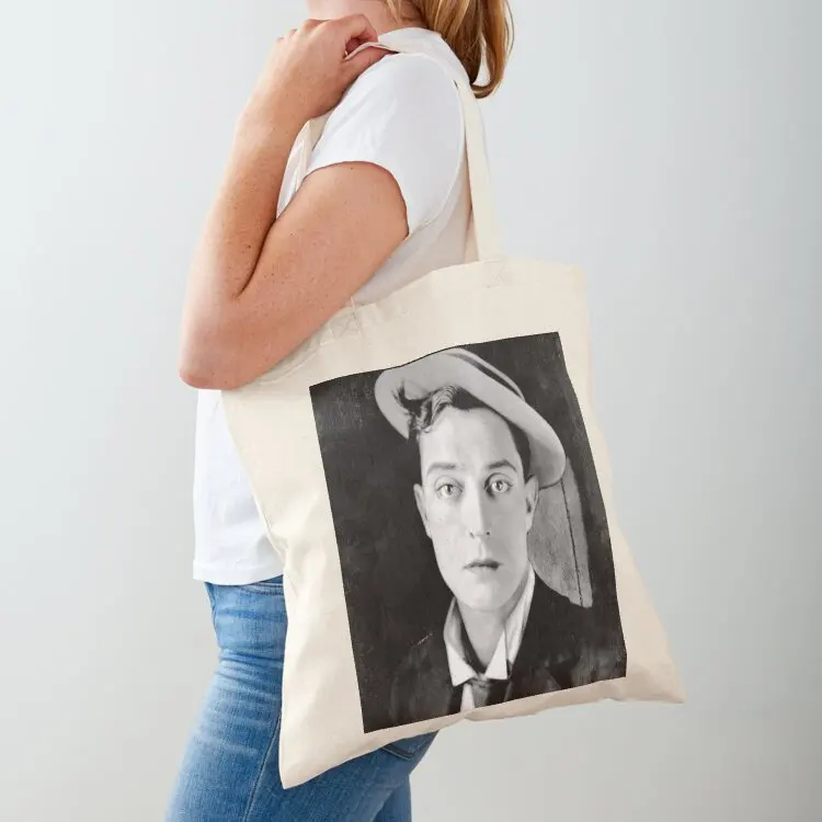 

Buster Keaton - BW Vintage - D13 Tote Bag personalized tote bag personalized tote bag luxury women cute pouch