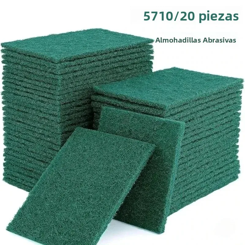 Esponjas de limpieza sin abrasivos para ollas y utensilios de cocina, para eliminar grasa, herramientas de limpieza doméstica
