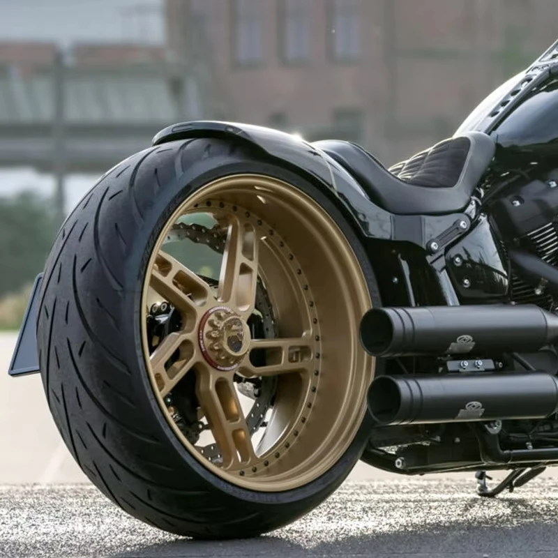 For Harleydavidson Motorcycle Rear Seat Short Mudguard 18 Rear Fat Boy 260 Wide Tire Rear Fender Breakout
