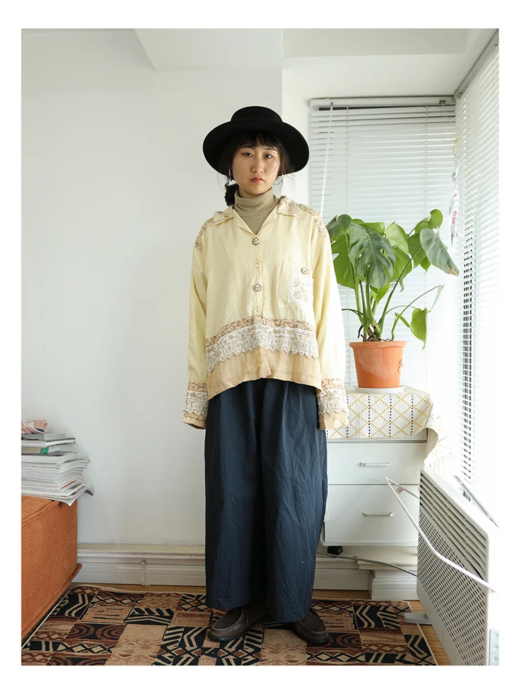 

Футболка Uncle Vintage Retro Jaet Гладкий материал Пальто оверсайз Женская ор Верхняя одежда Весна 2025 Другое Материал 00%