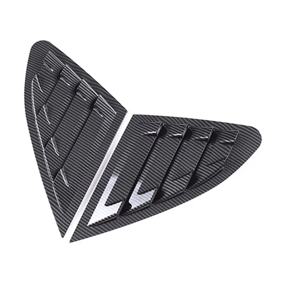Rear Side Window Quarter Louver Cover, Glossy Black,for Malibu XL 2016-2020