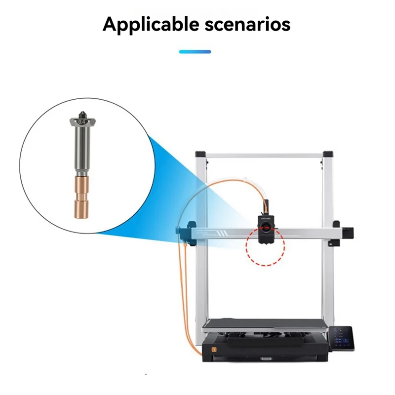 Voor Anycubic Kobra 3 Max Hot End Verwarming Montage Nozzle Voor Kobra 3 Max Nozzle 3D Printer Accessoires