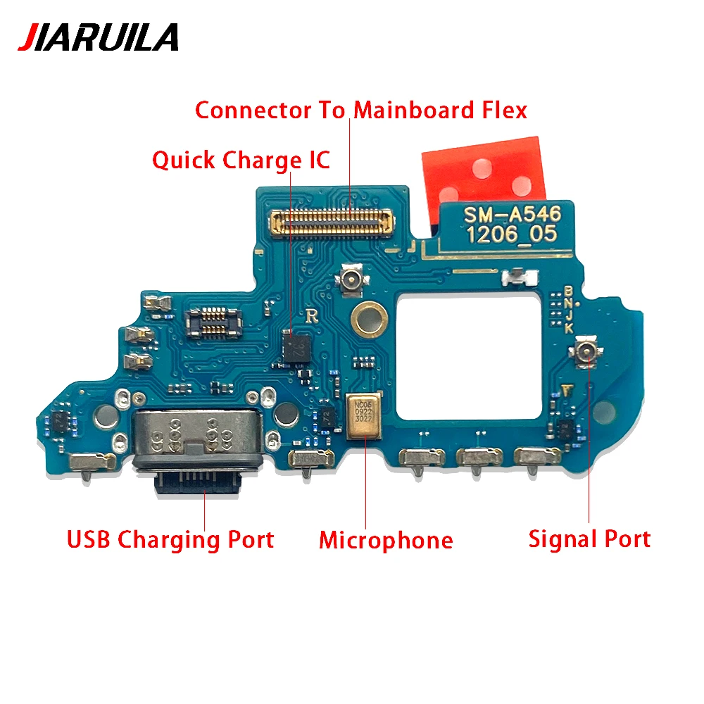 Porta Dock di ricarica USB Flex per Samsung A24 A32 4G A34 A54 5G connettore Dock porta scheda di ricarica USB scheda madre cavo flessibile Micro