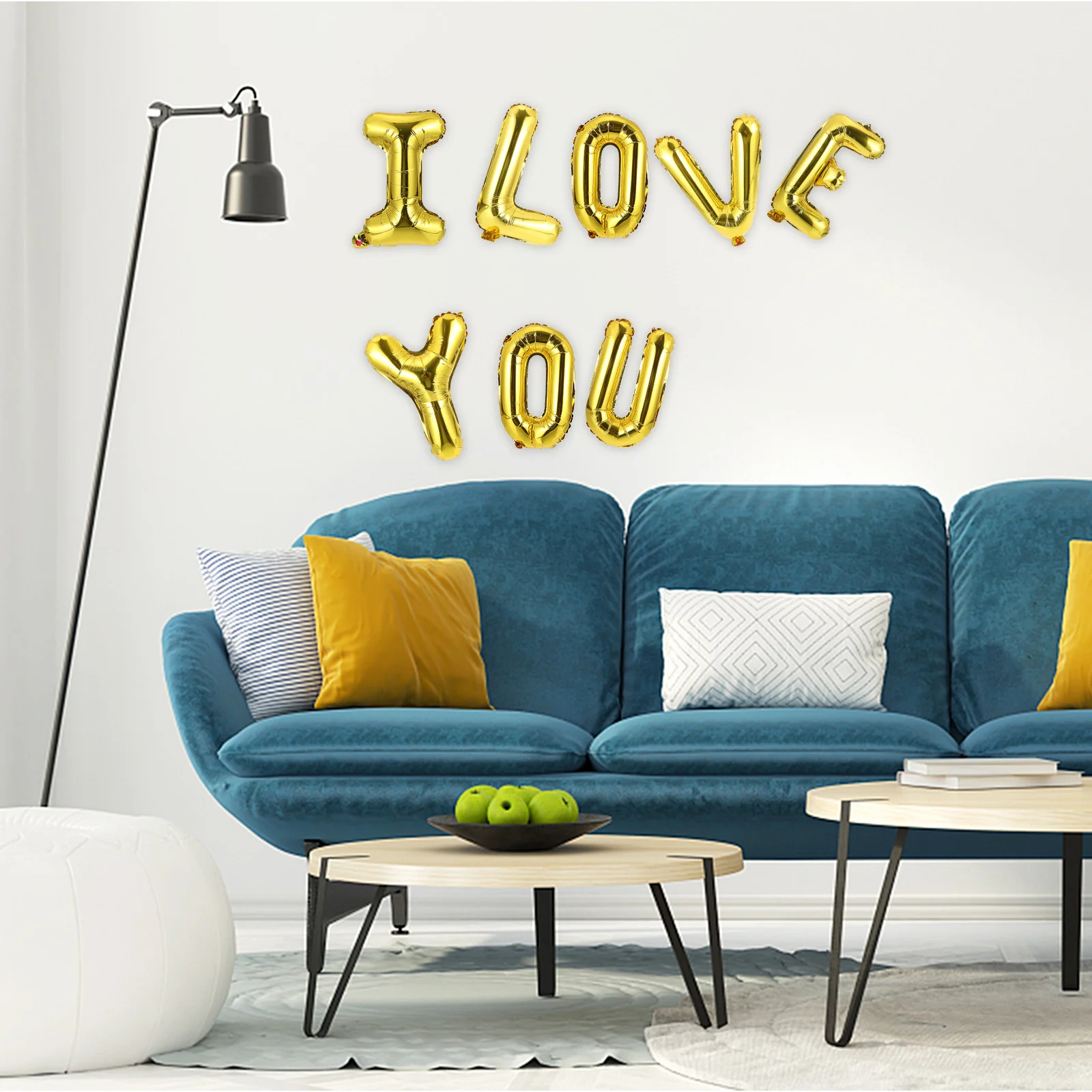 

1Set I Love U Balloon Aluminum Foil Wedding Party Decoration Valentine's Day Proposal Supplies I Love You Balloon