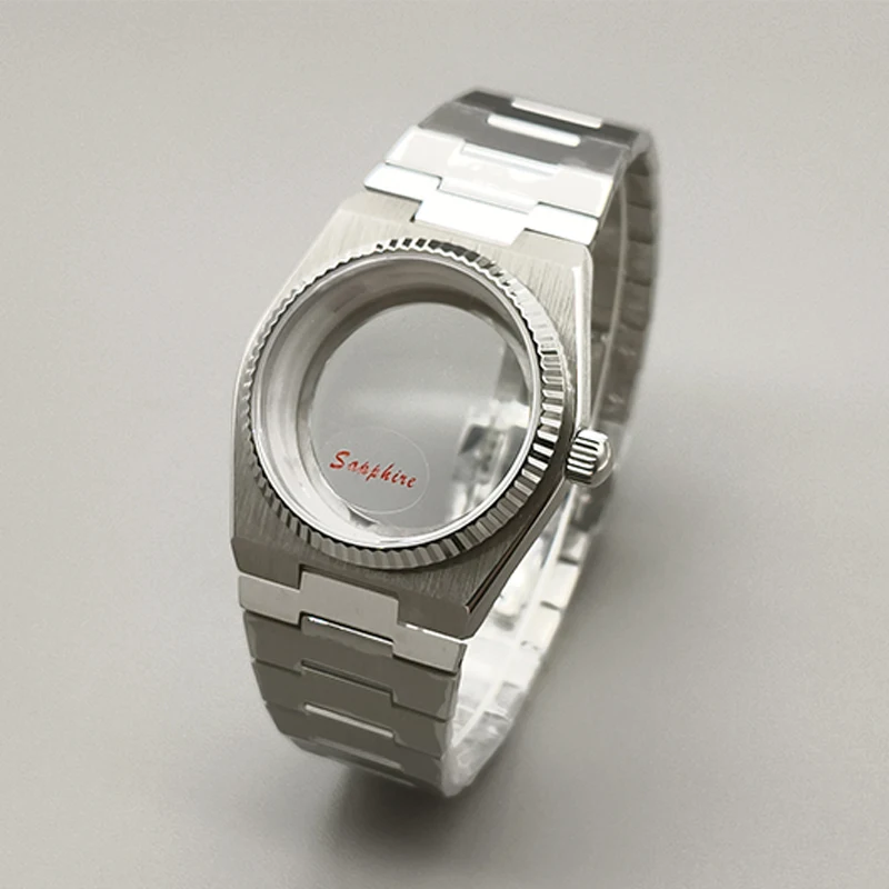 PRX سوبر لاعب ساعة حافظة الياقوت الزجاج ل NH35 NH36 NH38 7S26 4R حركة شفافة الغطاء الخلفي ساعة تجديد أجزاء