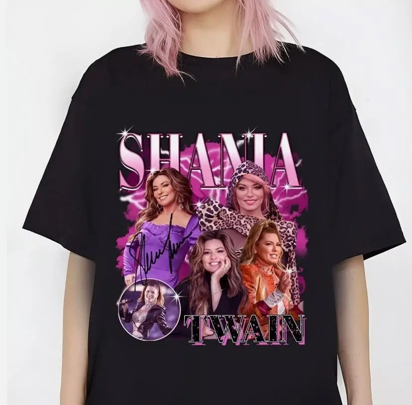 New Shania Twain Cotton Shirt , hot hot