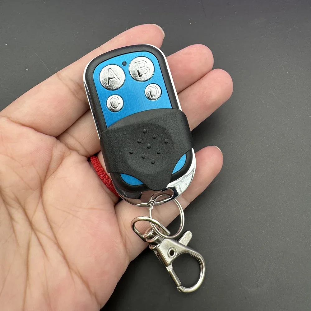 

Universal 4 Buttons ABCD Garage Door Opener Remote Control 433MHZ Clone Fixed Code Duplicator Garage