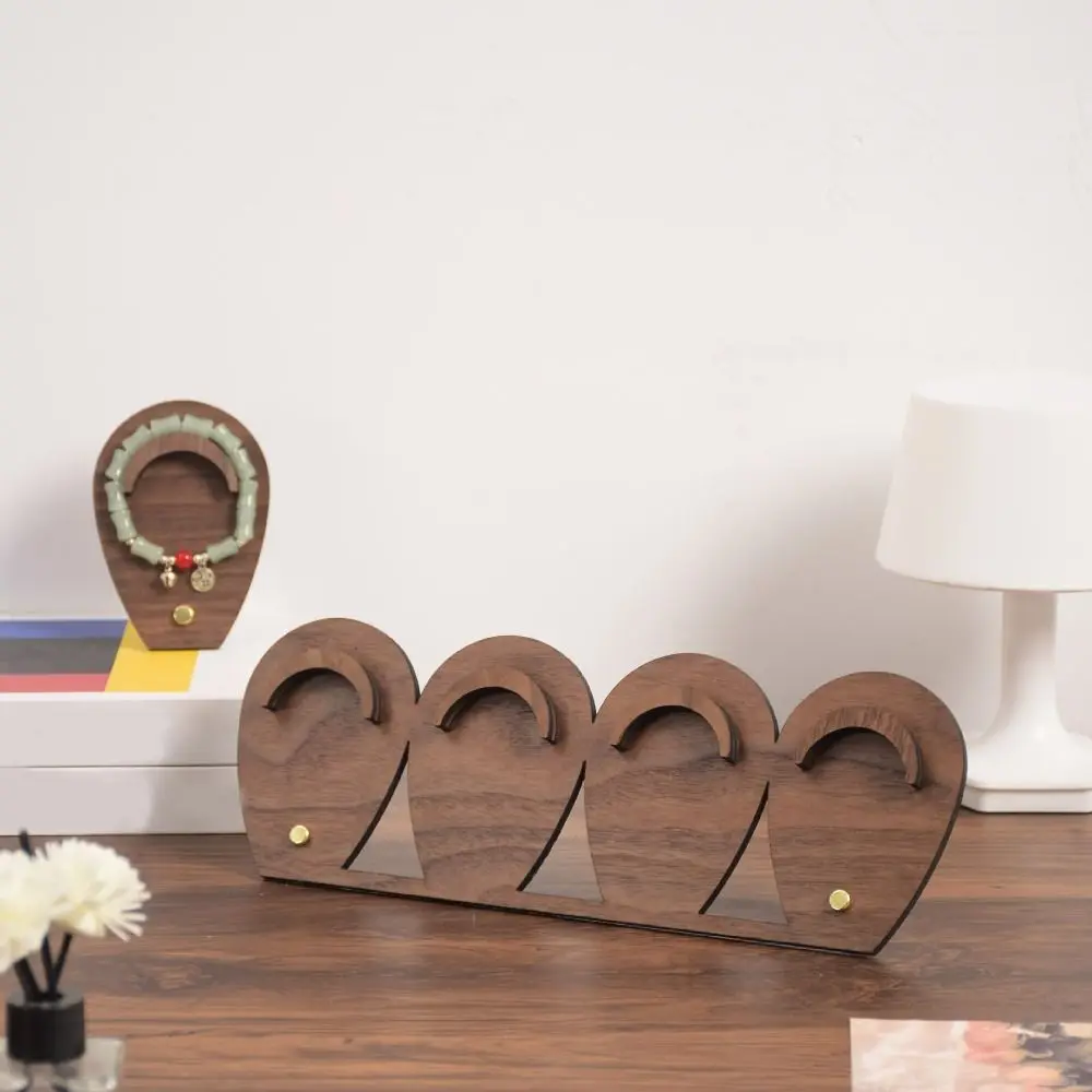 

Simple Wood Bracelet Tray Hand Bangle Organizer Bracelet Display Rack Ornaments Storage Case Jewelry Holder Jewelry Organizer
