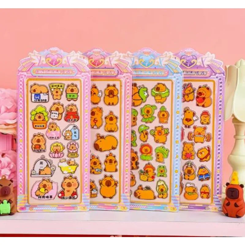 สติกเกอร์อะคริลิคตกแต่งลายการ์ตูนซานริโอ้ ปี 2025 สติกเกอร์สร้างสรรค์สำหรับเด็ก สมุดภาพ วัสดุตกแต่งฉาก